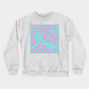 Pink circle pattern Crewneck Sweatshirt